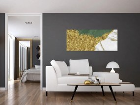 Tablou - Marmură verde N⁰2 (120x50 cm)