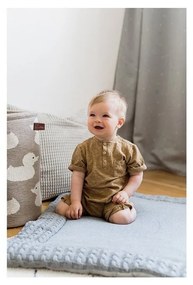 Covoraș de joacă din bumbac Kindsgut Mat, 70 x 90 cm, gri