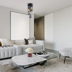 Lustră aplicată PAX 3xG9/9W/230V negru