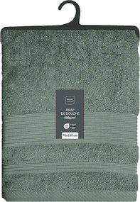 Prosop verde salvie din bumbac din frotir 70x130 cm Tendresse – douceur d'intérieur