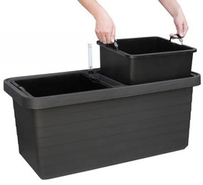 Jardinieră auto-udare Berberis DUO, teracota