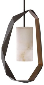 Lustra dimabila suspendata design LUX Santos, gunmetal 115371 HZ