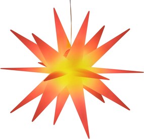 vidaXL Lumină de Crăciun cu LED, roșu, 57 cm, pliabil