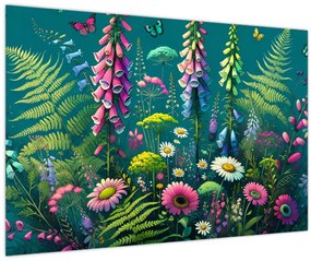 Tablou - Flori de câmp (90x60 cm)