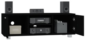 Comoda TV, negru, 120x40,5x35 cm, lemn prelucrat 1, Negru, 120 x 40.5 x 35 cm
