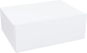 HOMCOM Noptieră Suspendată cu Sertar din PAL, 40x30x15 cm, Alb | Aosom Romania