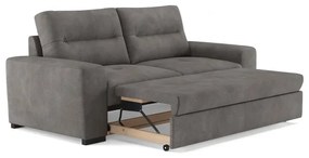 Canapea extensibilă 3 locuri COMO, gri închis