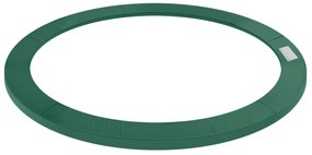 HOMCOM Pernă de protecție pentru trampolină de grădină, Ø 244cm Verde | Aosom Romania