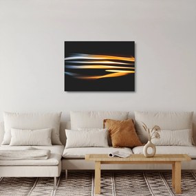 Tablou pe sticlă negru (70x50 cm)