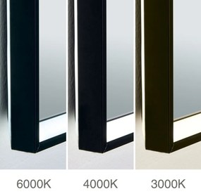 Oglinda baie cu iluminat LED dimabil IP44 FRAME 45-60cm