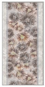 Covor tip traversă bej lavabil 58x140 cm Blooming – Oyo Concept