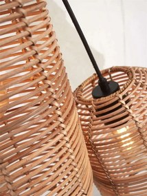 Lustra cu 3 Pendule eco din ratan Tanami tube mix/s3