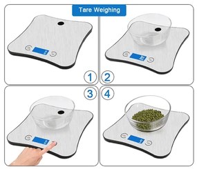 Căntar digital de bucătărie cu bluetooth
