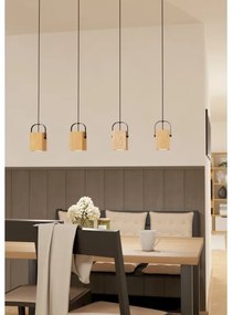 Lustră LED pe cablu AYLES 4xGU10/3W/230V Eglo 43748