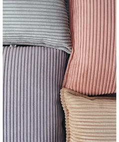 Pernă decorativă pentru copii maro deschis cu tapițerie din catifea reiată Bolster – Wigiwama