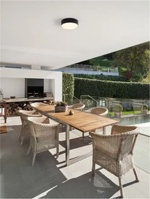Plafoniera LED pentru iluminat exterior IP65 JUDI D-22cm negru