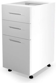 Dulap inferior Vento D3S-40/82, alb