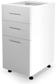 Dulap inferior Vento D3S-40/82, alb