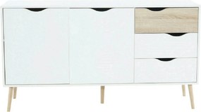 Comoda OSLO 75381, alb, stejar sonoma, PAL melaminat, 147x39x81 cm