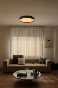 Lustra / Plafoniera LED design modern slim SHOKU 60cm negru