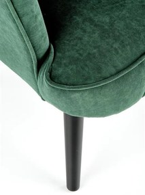 Fotoliu tapitat Delgado Velvet verde – H100 cm