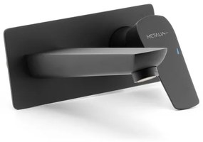 Baterie de lavoar pentru instalare ascunsă Novaservis METALIA ECO negru mat