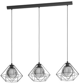 Eglo 43483 - Lustră pe cablu VERNHAM 3xE27/40W/230V