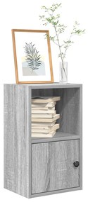 vidaXL Bibliotecă, gri sonoma, 31x24x52 cm, lemn prelucrat