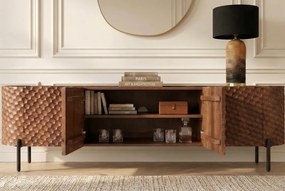 Comoda TV cu model 3D tip fagure ADLON 200cm