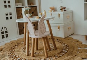 Set masuta cu scaun copii ingeras roz