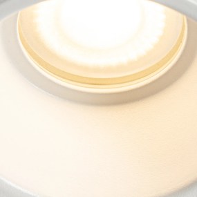 Spot încastrat inteligent alb IP44 incl. Wifi GU10 50mm - Dept