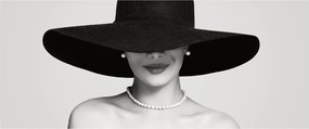 Tablou - Femeia cu pălărie (120x50 cm)