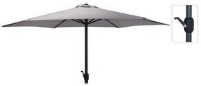 ProGarden Umbrela de soare Monica, gri deschis, 270 cm