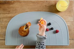 Suport din silicon pentru masă Kindsgut Rainbow, 48 x 25 cm, albastru