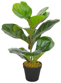 Planta artificiala ficus cu ghiveci, verde, 45 cm 1, 45 cm