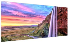 Tablou - Cascada Seljalandsfoss (120x50 cm)