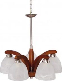 Lustra clasica 5 becuri E27 Bruni KL2530 Klausen