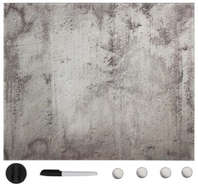 vidaXL Tablă magnetică de perete, 60 x 60 cm, sticlă