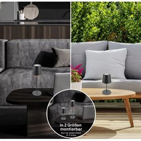 Lampă LED RGB reîncărcabilă dimabilă de masă Briloner 7507015 LED/2,5W/5V IP44 antracit