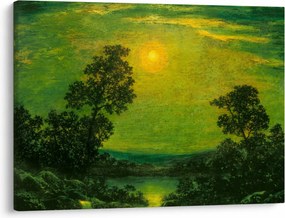 Tablou - Imitator of Ralph Albert Blakelock, Moonlight, reproducere (70x50 cm)