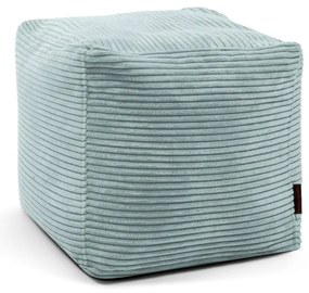 Fotoliu bean bag verde mentă cu tapițerie din catifea reiată Up! MooG – SLOWDOWN