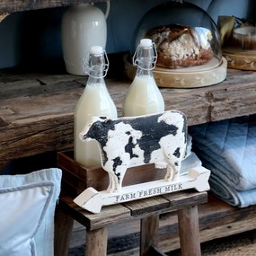 Decoratiune Farm Fresh Milk