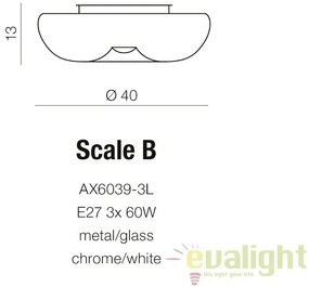 Aplica de perete / plafon moderna Scale B