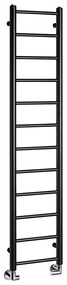 Sapho - Radiator de baie DINA 278 W, 30 x 138 cm, negru mat