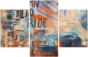 Tablou - Născut să călătorească (90x60 cm)