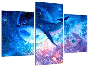 Tablou - Balena spațială (90x60 cm)