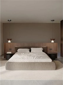 Pendul LED decorativ BARIS Rust Brown 22cm