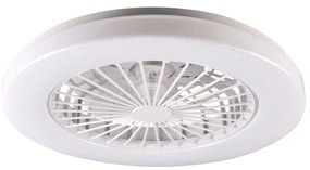 Plafonieră LED dimabilă cu ventilator LIBYA LED/48W/230V 3000-6500K + telecomandă
