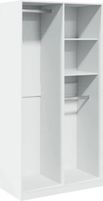 vidaXL Șifonier, alb, 100x50x200 cm, PAL