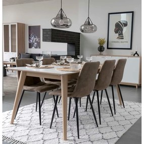 Scaune de dining maro deschis 2 buc. Moseby – Bonami Essentials